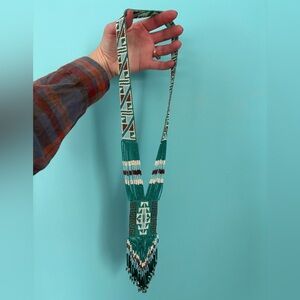 Beautiful Aqua Beaded Necklace
